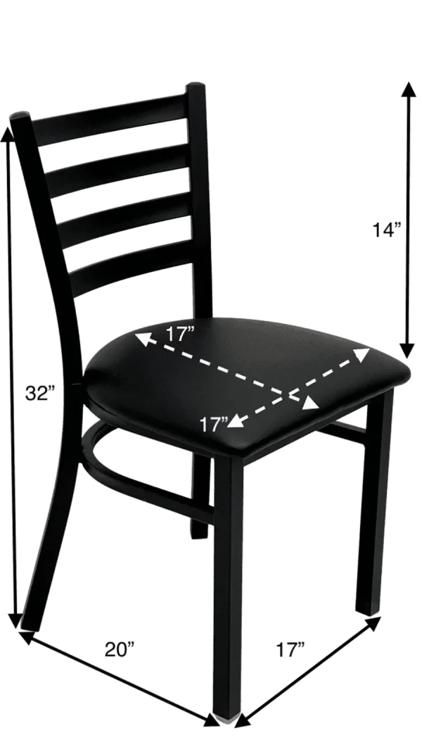 BACKLADDER – Chair (black) - Image 5